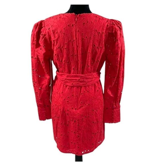 ✨Happy X Nature Red Eyelet Cotton Sz 4 Dress✨ - Picture 5 of 8